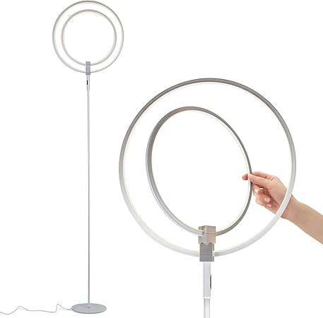 Brightech Eclipse Modern Led Torchiere Floor Lamp Very High