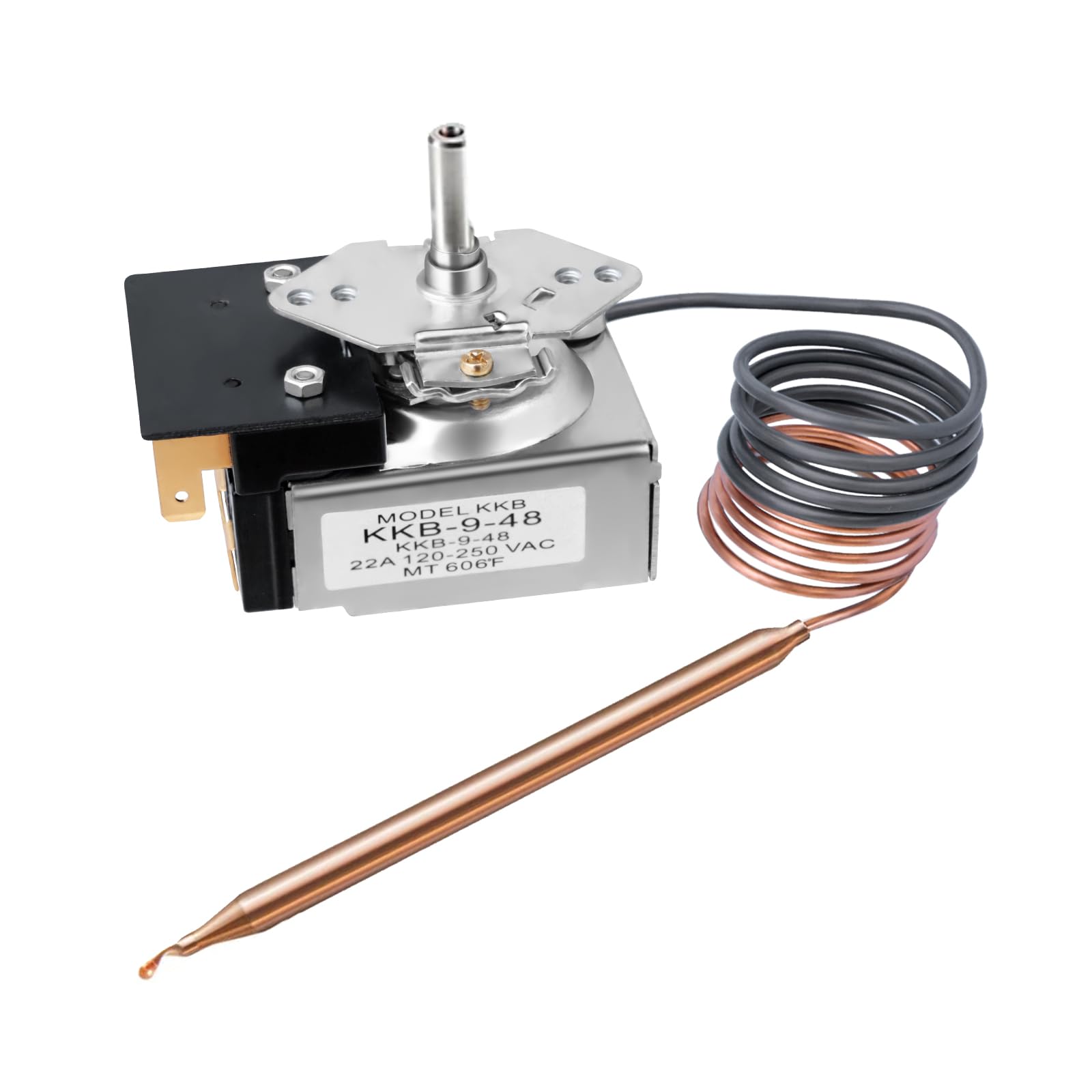 Photo 1 of ZOKUSIK PB010036 Oven Thermostat Replacement for Viking Awoco Range Stove Bake Broil Fryer Part KKB-9-48, 22A 120-250VAC, 606°F, Compatible with EVGIC VGIC VGIS VGRC VGSC Series