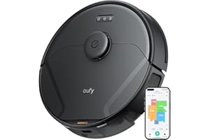 eufy X8 Pro Robot Vacuum, Twin-Turbine 2× 4,000 Pa Powerful Suction, Active Detangling Roller Brush, and iPath Laser Navigation for Pet Hair Deep Cleaning on Carpet