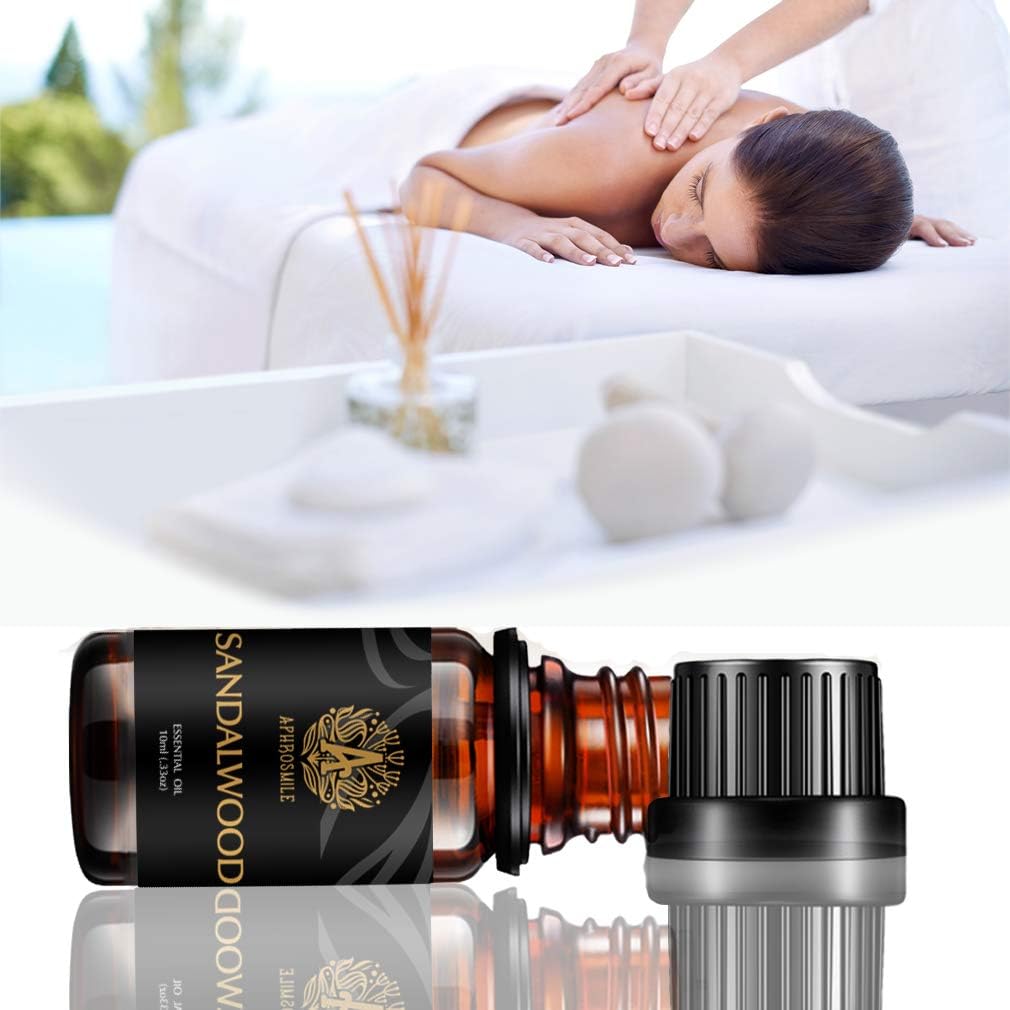 Aromatherapy Essential Oils Sandalwood, 100% Pure & Therapeutic Grade Sandalwood Essential Oils Scent for Diffuser Humidifier - Image 4