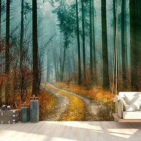 Wall Mural Forest Removable Wallpaper Wall Sticker for Bedroom Living Room - 66x96 inches