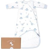 TOTCHILL Baby Sleep Sack Long Sleeve 1.0 TOG 0-6-18-3T Wearable Blanket Infant Sleeping Bag, Soft & Breathable, 2-Way Zipper