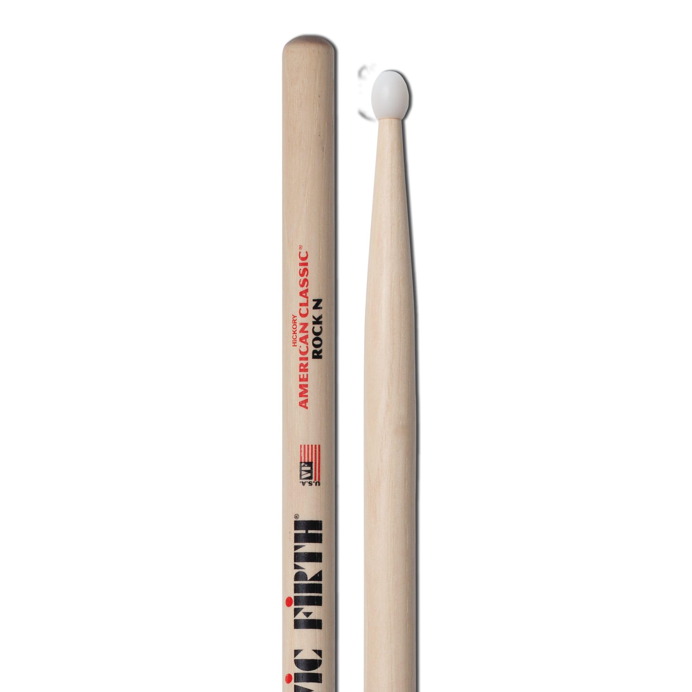 Vic Firth Rock American Hickory Nylon Tip Drum Sticks