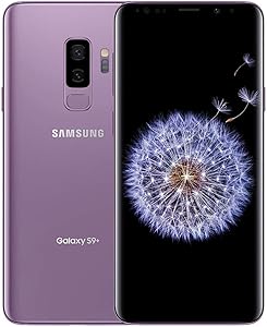 Samsung Galaxy S9+ Plus (64GB, 6GB RAM) 6.2" Display, IP68 Water Resistance GSM Unlocked G965U (64 GB, Lilac Purple)
