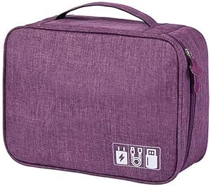 Bolsa de viaje impermeable para accesorios electrónicos, bolsa