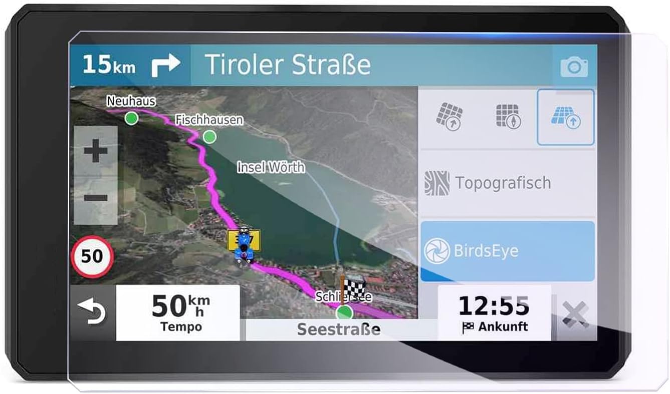 GAFAT Gαrmin zumo XT Navigation Screen Protector, Tempered Glass Protective Film for Gαrmin zùmo XT GPS Navi Film, 5.5 Inches, Non-Plastic, Shockproof, 9H Anti-Scratch