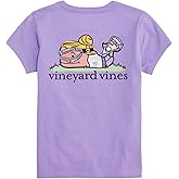 Vineyard Vines Girls Girls' Lax Whale Short-Sleeve Pocket Tee