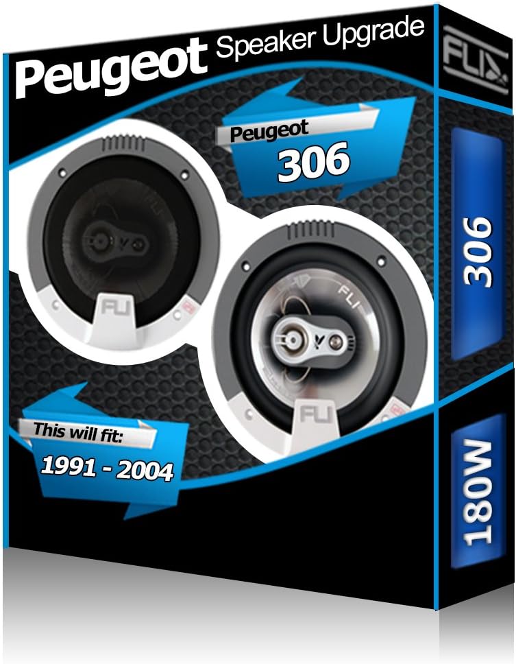 306 Rear Door speakers Fli 5.25" 13cm car speaker kit 180W
