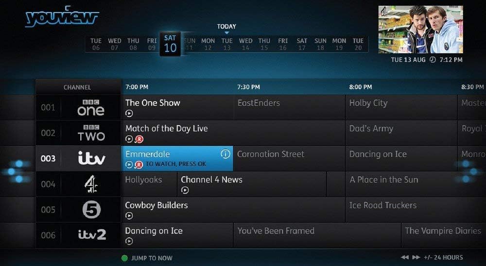 BT Youview+ Set Top Box (500Gb) Recorder with Twin HD Freeview and 7 Day Catch Up TV - no Subscription (Renewed) - Image 5