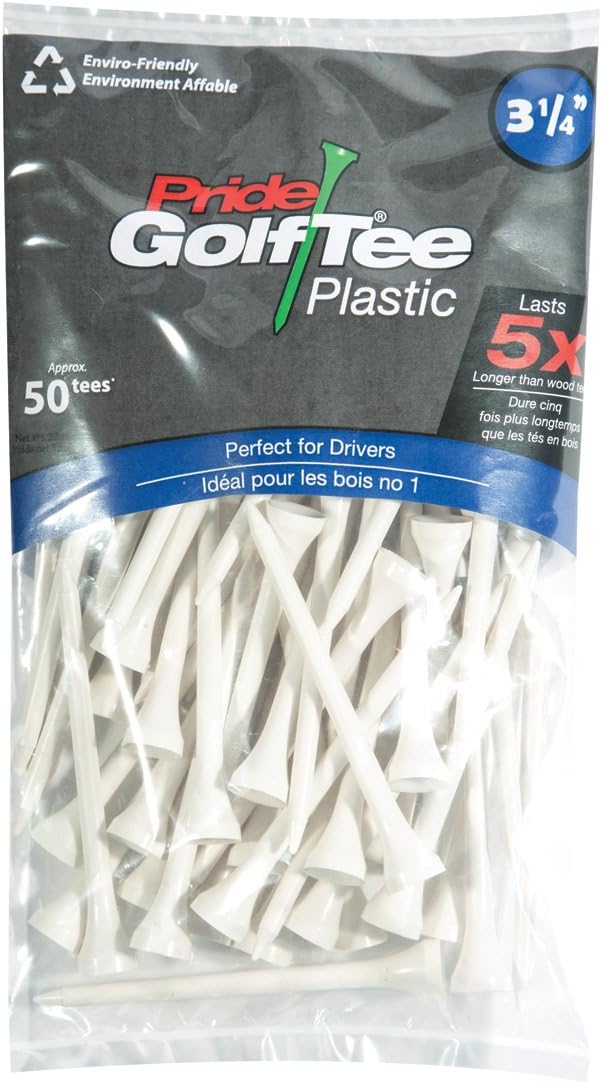 Pride Professional Tee System Classic Plastic Golf Tees