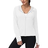 TBMPOY Womens UPF 50+ Sun Protection Hoodie Jackets Light Weight Long Sleeve Shirts Hiking Outdoor Full Zip Tops