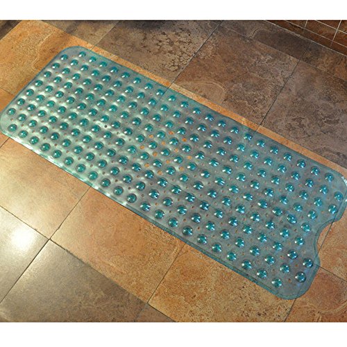 NonSlip Bath Mats WOMHOPE® 39"x 16" XLarge Clear NonSlip Bathtub
