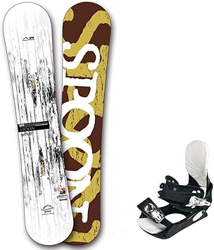 Amazon スノーボード 板 メンズ 2点 セット モデル 19 スノボー 軽量 ビンディング Spoon スプーン Nature 初心者 簡単 グラトリ キャンバー ボード パーク かっこいい 白 ホワイト 147 軽量 ビンディング取付無料 Spoon スプーン ボード ボードセット