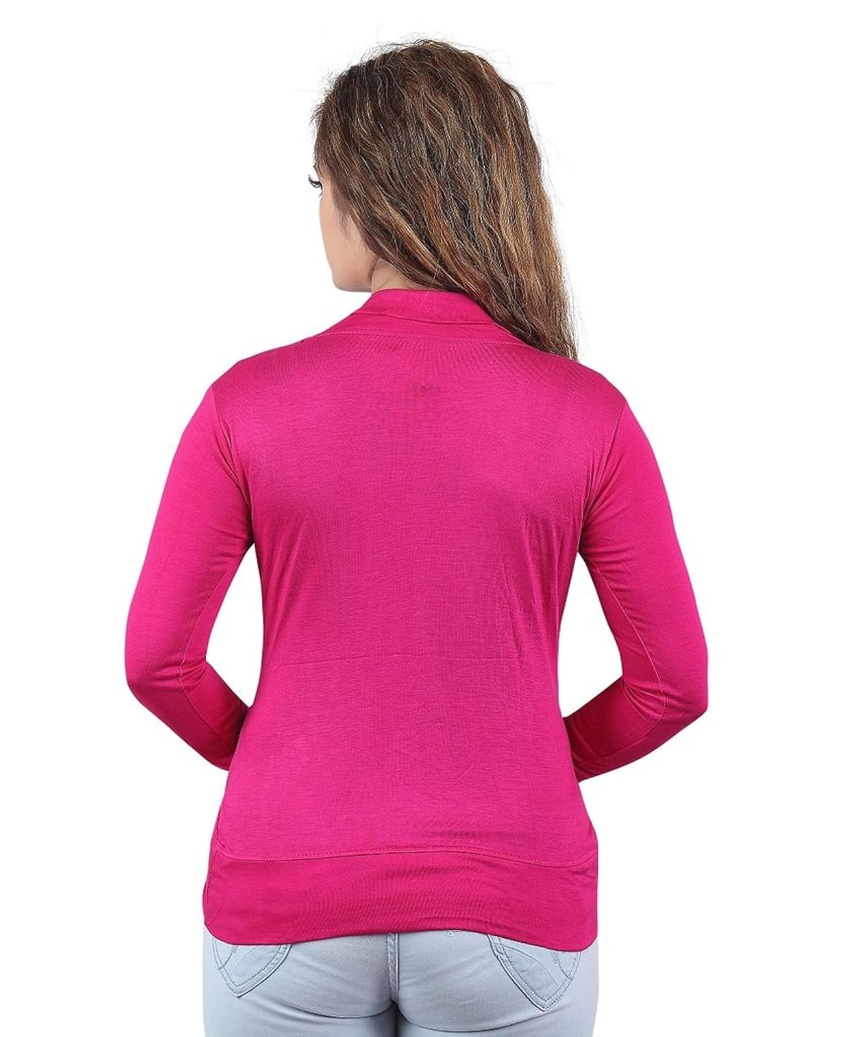 bfly women's viscose short shrugs(pink)