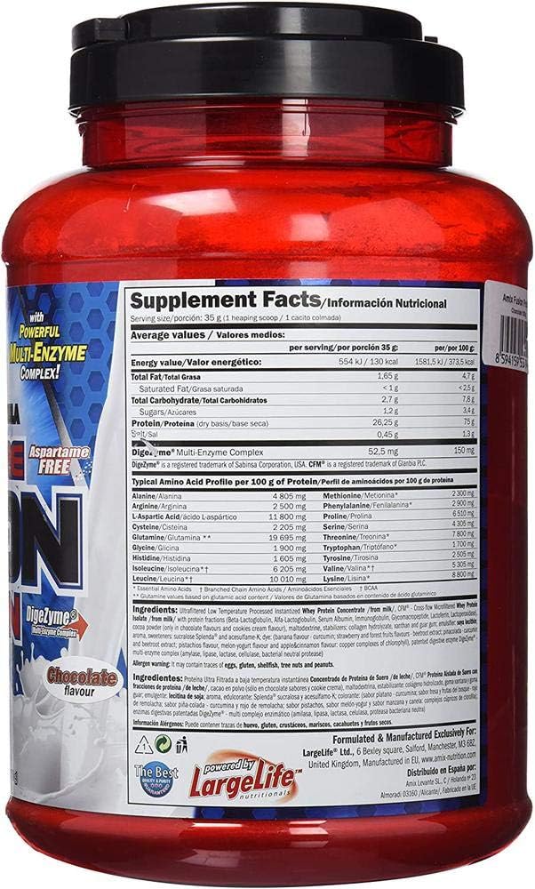 Amix Whey Pro Fusion 111 Chocolate Protein Supplement - Image 3