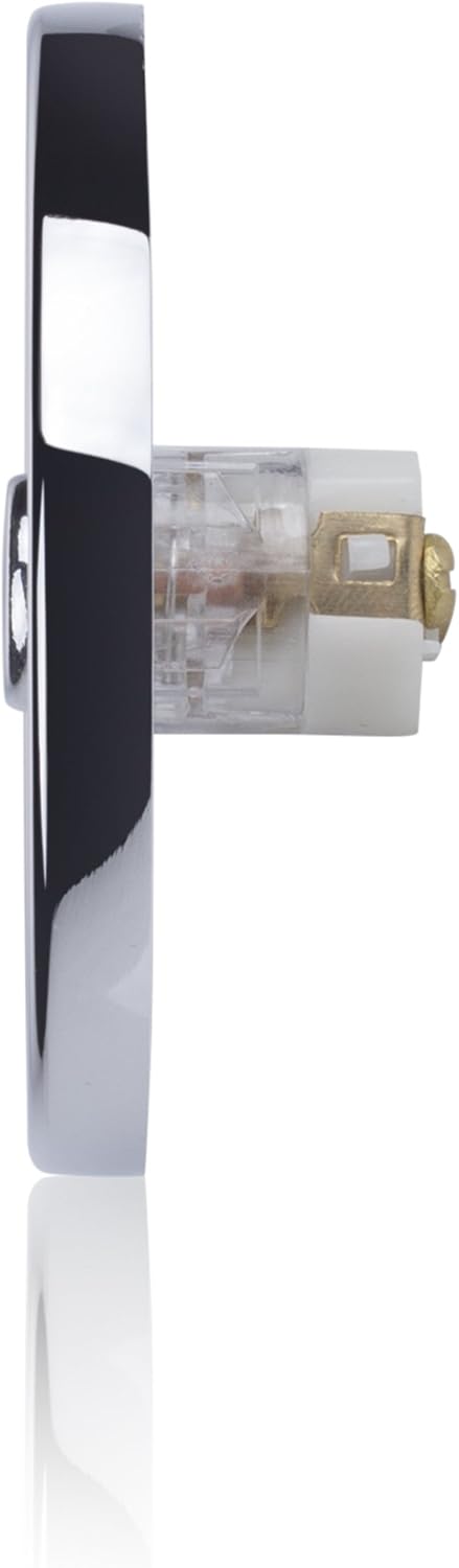 Byron 2207C Bell Push - Flush Mounted - Chrome Finish, 10.008.05, Silver - Image 5