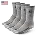 People Socks 4pairs 71% Premium Merino Wool Crew Socks Made in USA (Small-Medium, Small-Medium Charcoal)