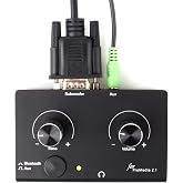 Replacement Control Pod Compatible for Klipsch ProMedia 2.1 Speakers | Standalone Wired Remote with Dual Input (DB9 Connector)