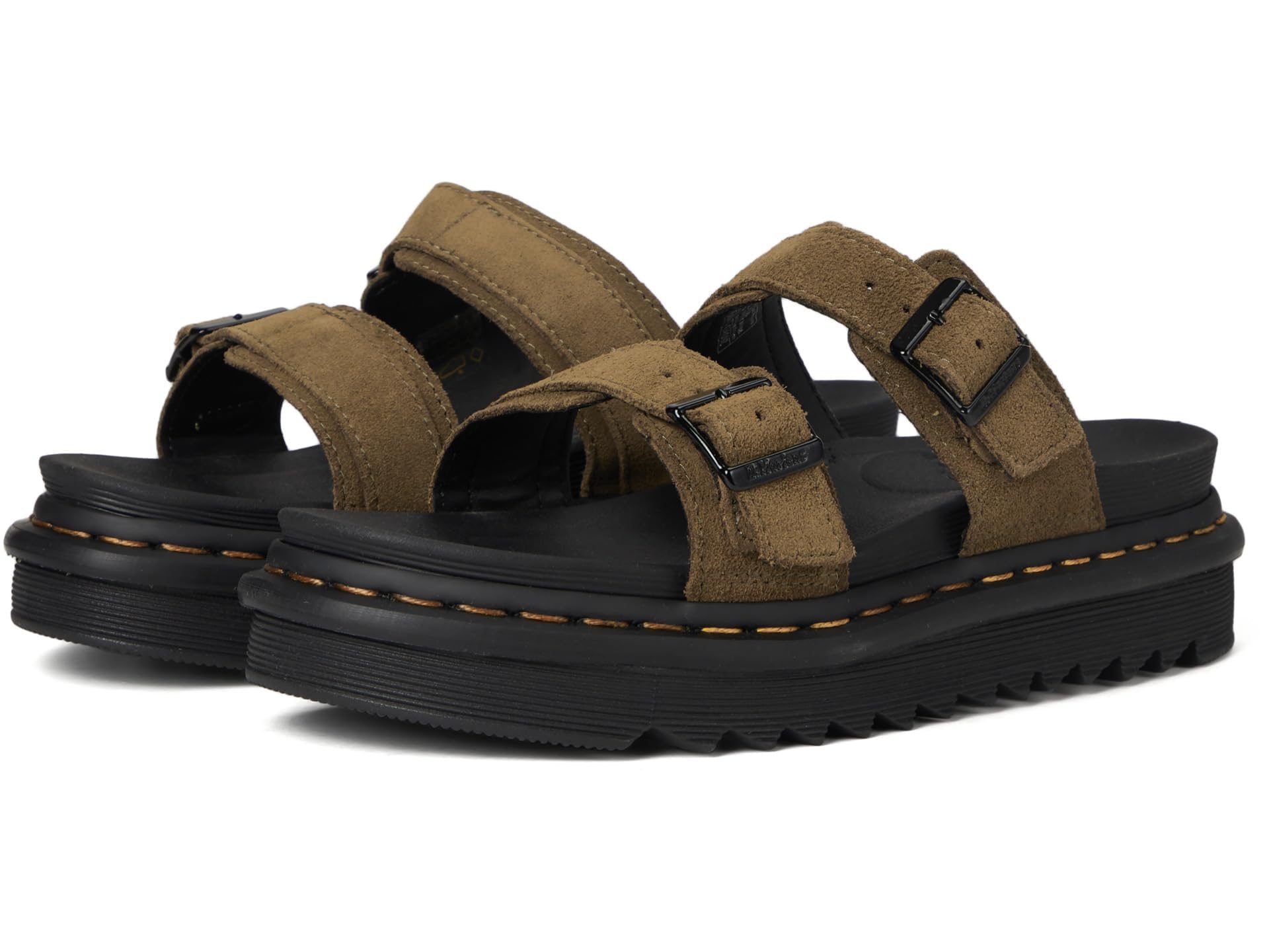 Dr. Martens Unisex Myles Olive UK 8 (US Men's 9, US Women's 10) Medium Image