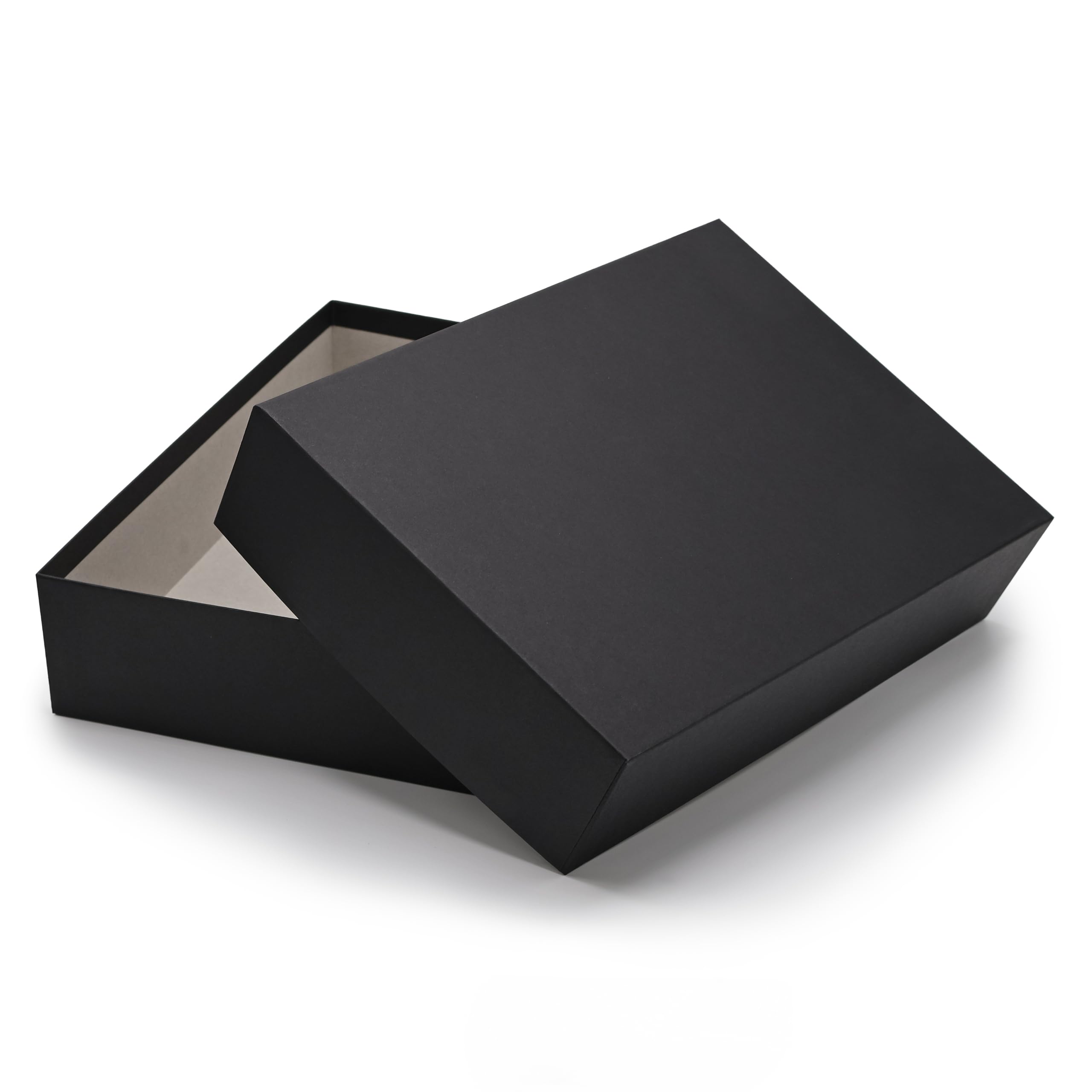 NEUSER PAPIER storage and gift boxes, 1 piece, DIN A4, black covered, 302 x 213 x 70 mm