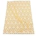 Gold Damask Reusable Fabric Gift Bag for Wedding, Bridal Shower, Birthday or Any Occasion (Large 20 Inches Wide by 27 Inches High)