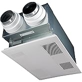 Panasonic WhisperComfort 60 Energy Recovery Ventilator (ERV), Wall/Ceiling Mount Exhaust Fan, FV-06VE1