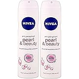 Nivea Pearl and Beauty Deodorant/Anti-perspirant Spray (Set of 2)
