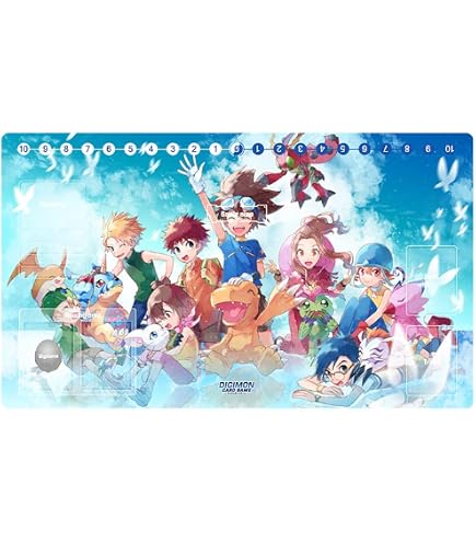 Digimon Wargreymon Playmat – Official Trading Card Game Mat With Carry Bag