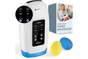 Lifepro Cordless Hand Massager for Hands, Wrists & Fingers – Heat & Compression with 5 Intensity Levels, 5 Massage Modes, 2 V