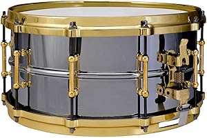 Ludwig LB417BT Black Beauty Brass on Brass 6.5 x 14 Inches Snare Drum