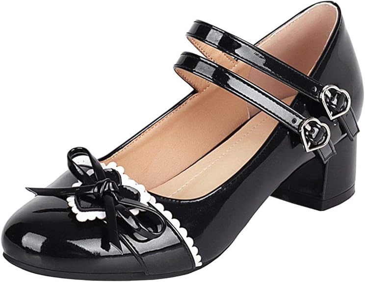 double ankle strap pumps