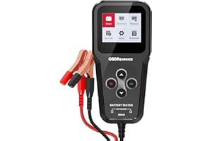 OBDResource Car Battery Tester 6V 12V 24V 3 in1 Battery Load Tester Professional Automotive Battery Analyzer Alternator 100-2000 CCA Battery Loading/Cranking/Charging Test