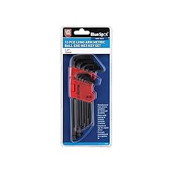 BlueSpot Tools 15303 13PCE Long Arm Metric Ball End