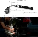 Preciva Magnetic Telescopic Pickup Tool with 3 LED Lights and Mirrors view 2