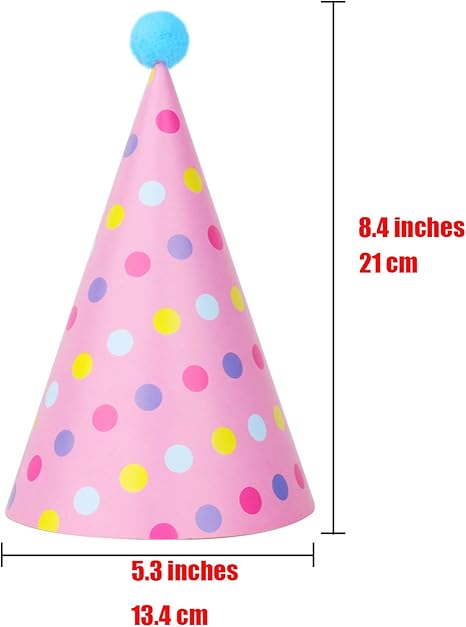 Amazon Com Beurio Birthday Party Cone Hats 12 Pcs Clothing