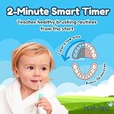 Brush-Baby BabySonic Teal Electric Toothbrush 0-36 Months Soft Bristles view 5