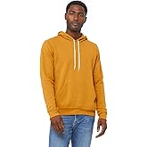 Bella Unisex Sponge Fleece Pullover Hooded Sweatshirt 2XL HEATHER MUSTARD