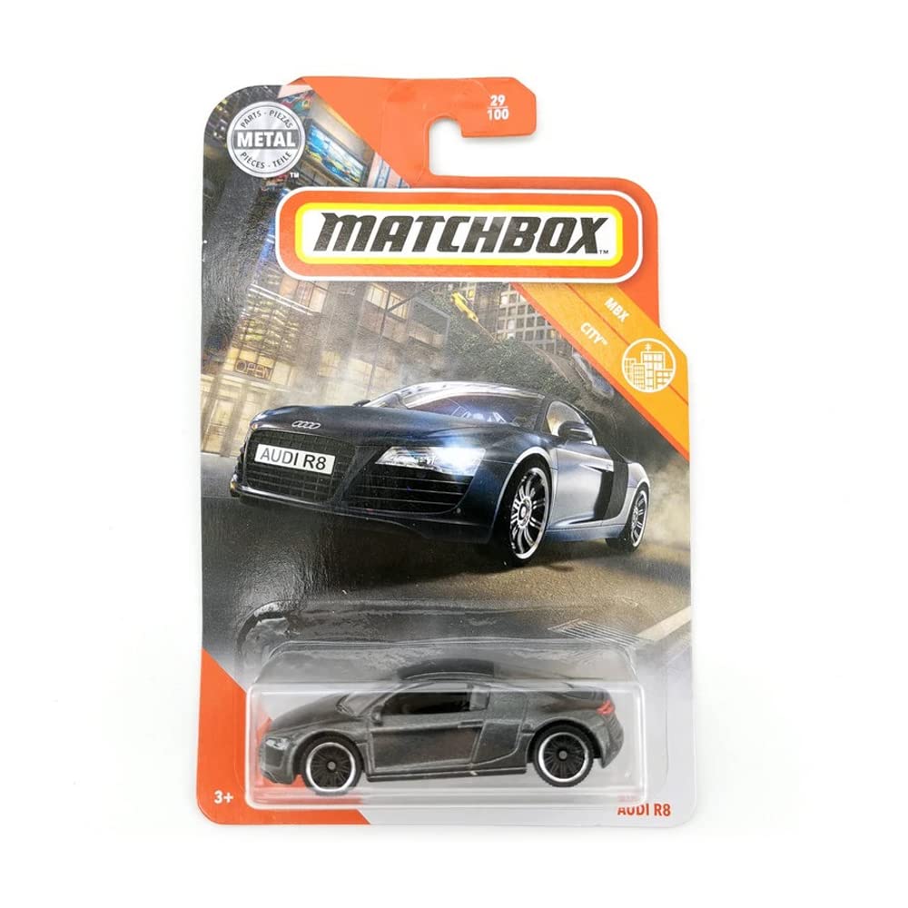 Matchbox 2020 MBX City 29/100 - Audi R8 (Gray)