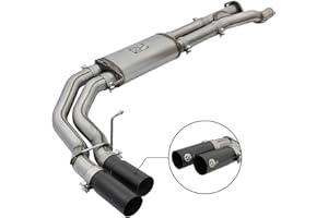aFe Power 49-43091-B Rebel Series 3" Stainless Steel Cat-Back Exhaust System for Ford Raptor, 1 Pack