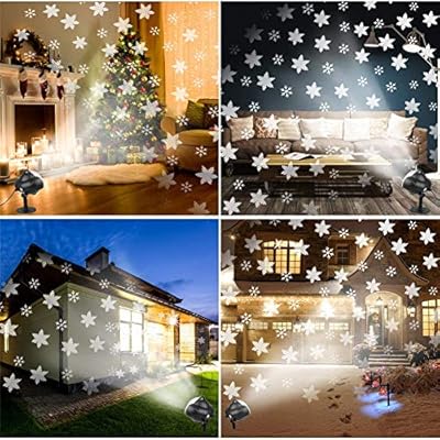 CUANNISI Copo de Nieve Proyector Impermeable al Aire Libre de la ...