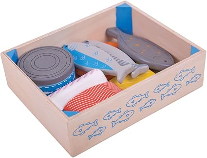 wooden role play food