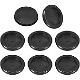 uxcell 8Pcs Rubber Grommets 2-1/8" (55mm) Drill Hole, 2" (48mm) ID Single Sided Hole Plugs Ring Gasket for Firewall Cable Wir