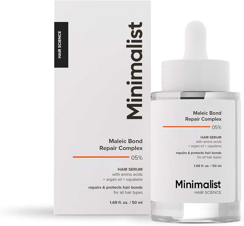 Minimalist Maleic Bond Repair 05% Hair Serum Amino Acids Argan Oil 50ml All
