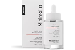 Minimalist Hair Serum for Strengthening & Repairing Damaged Hair | Patent Pending Formula | Maleic Bond Repair Complex 05% | 