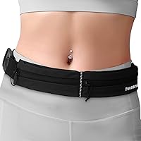 PACEARM Running Belt for Phone, Water Resistant Runners Belt Waist Pack, Bounce-Free iPhone Running Waist Belt for Women…