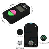 SDARMING 4-Digit Clicker Electronic Counter 3 Pack Add/Subtract Tally view 4