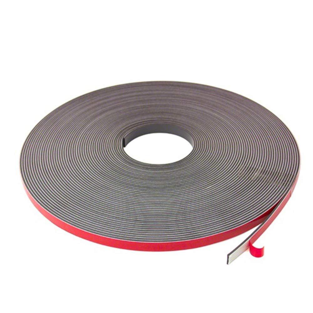 MagFlex® Flexible Magnetic Tape with Foam Self Adhesive Designed to Provide a Strong Grip on Magnetic Metal Based Surfaces - Polarity B - 12.7mm Wide - 1m Length