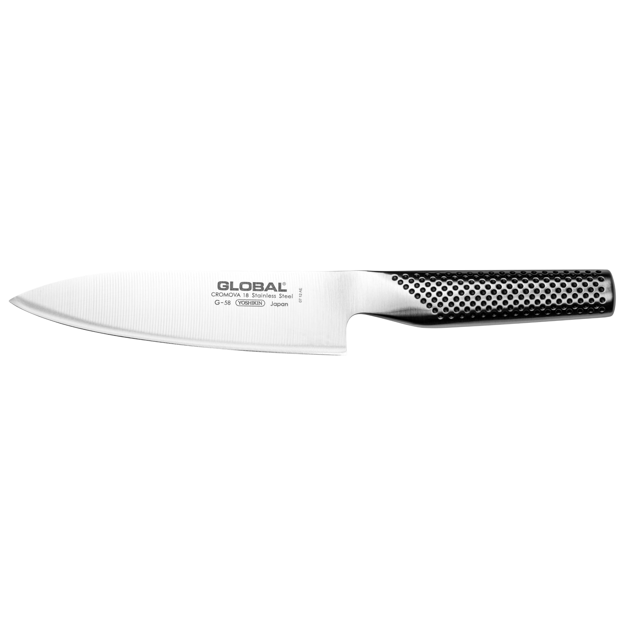 Global G-58 Cook's Knife 16cm Blade, Versatile Japanese Kitchen Knife, Premium All Stainless Steel Design
