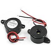 uxcell 2Pcs DC 6-15V HYD-2312 Active Electronic Alarm Buzzer Sounder