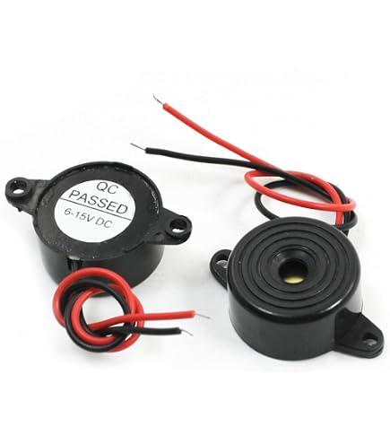 Endlessparts 4-Pack Active Piezo Buzzer Alarm - Continuous Sound 3V-24V DC 92dB